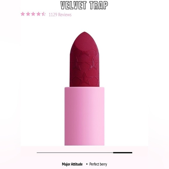 Brand New Jeffree Star Velvet Trap Lipstick in color Major Attitude - Picture 7 of 7